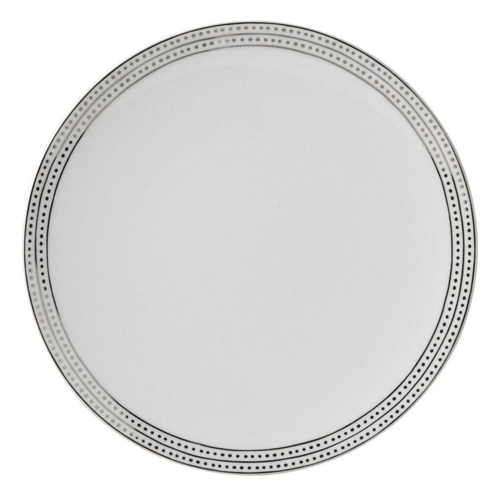 Bernardaud Top Coupe Salad Plate White/Platinum - NEW $85